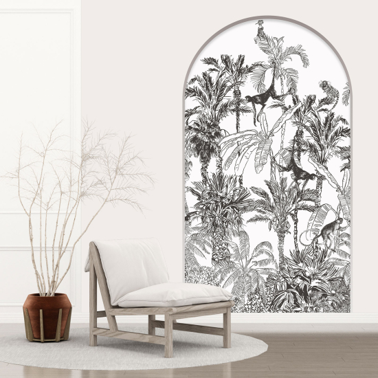 Vinilo Adhesivo Decorativo trampantojo 3D - Selva Tropical
