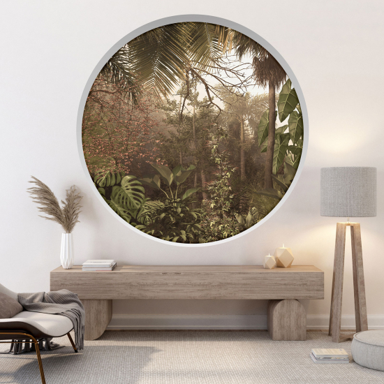 Vinilo Adhesivo Decorativo trampantojo 3D - Selva Tropical