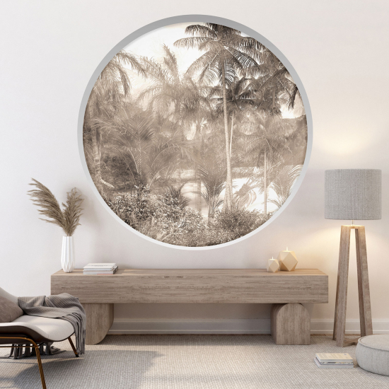 Vinilo Adhesivo Decorativo trampantojo 3D - Selva tropical