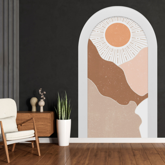 Vinilo Adhesivo Decorativo trampantojo 3D - Sol Boho