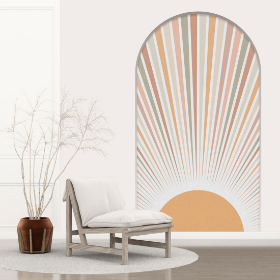 Vinilo Adhesivo Decorativo trampantojo 3D - Sol Boho