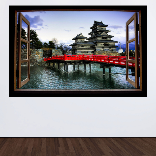 Vinilo Adhesivo Decorativo trampantojo 3D - Templos