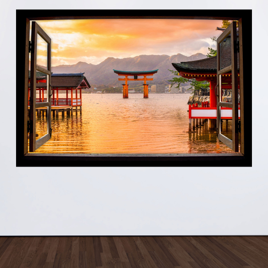 Vinilo Adhesivo Decorativo trampantojo 3D - Templos