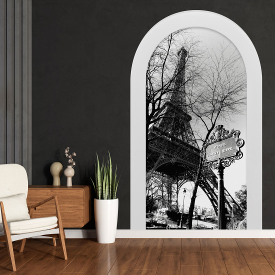 Vinilo Adhesivo Decorativo trampantojo 3D - Torre Eiffel
