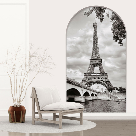Vinilo Adhesivo Decorativo trampantojo 3D - Torre Eiffel