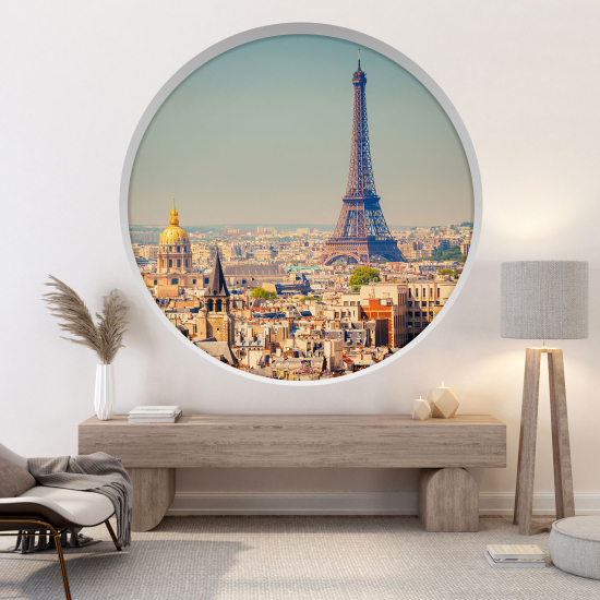 Vinilo Adhesivo Decorativo trampantojo 3D - Torre Eiffel