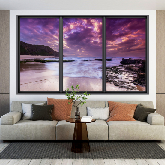 Vinilo Adhesivo Decorativo trampantojo 3D - Vista al Mar