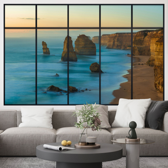 Vinilo Adhesivo Decorativo trampantojo 3D - Vista al Mar
