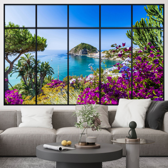 Vinilo Adhesivo Decorativo trampantojo 3D - Vista al Mar