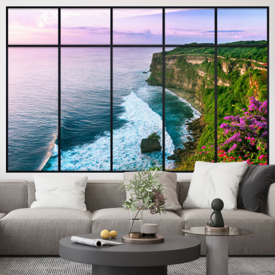 Vinilo Adhesivo Decorativo trampantojo 3D - Vista al Mar