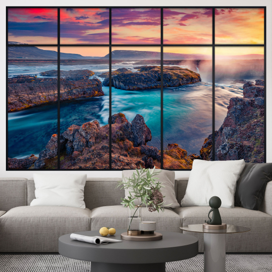 Vinilo Adhesivo Decorativo trampantojo 3D - Vista al Mar
