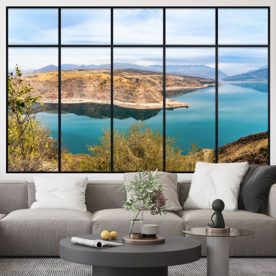 Vinilo Adhesivo Decorativo trampantojo 3D - Vista al Mar