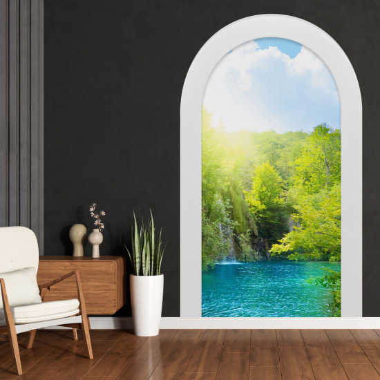 Vinilo Adhesivo Decorativo trampantojo 3D - Vista al Mar