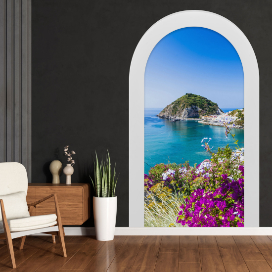 Vinilo Adhesivo Decorativo trampantojo 3D - Vista al Mar