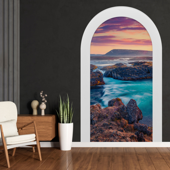 Vinilo Adhesivo Decorativo trampantojo 3D - Vista al Mar