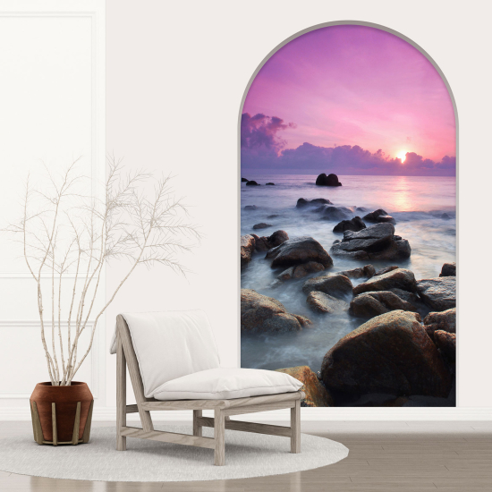 Vinilo Adhesivo Decorativo trampantojo 3D - Vista al Mar