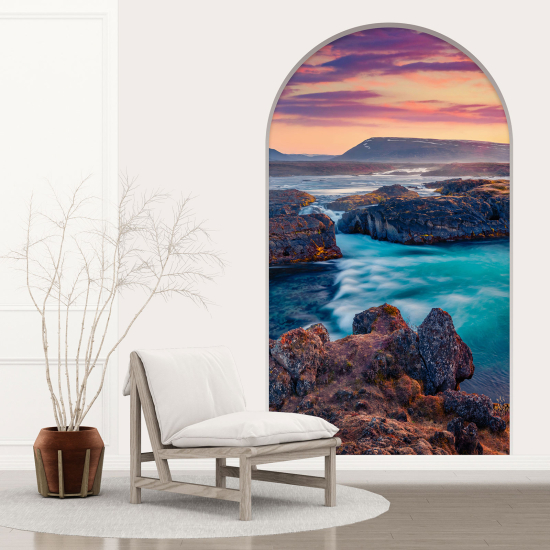 Vinilo Adhesivo Decorativo trampantojo 3D - Vista al Mar