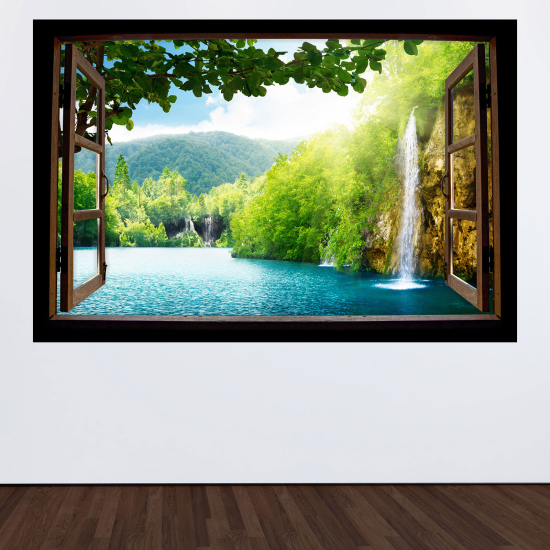 Vinilo Adhesivo Decorativo trampantojo 3D - Vista al mar