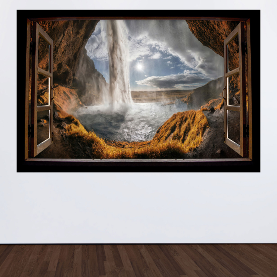 Vinilo Adhesivo Decorativo trampantojo 3D - Vista al mar