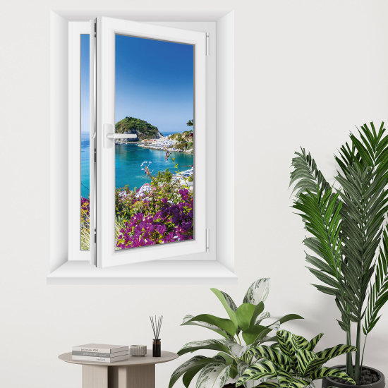 Vinilo Adhesivo Decorativo trampantojo 3D - Vista al mar