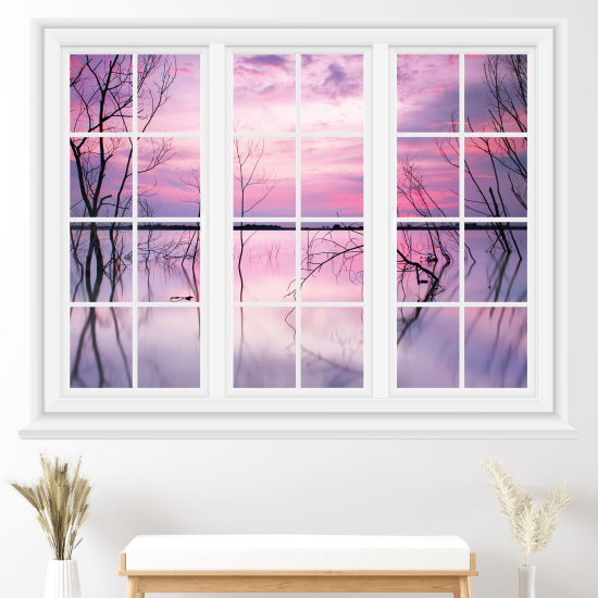 Vinilo Adhesivo Decorativo trampantojo 3D - Vista al mar