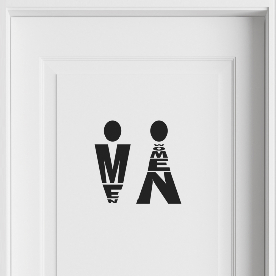 Vinilo Adhesivo Decorativo - WC