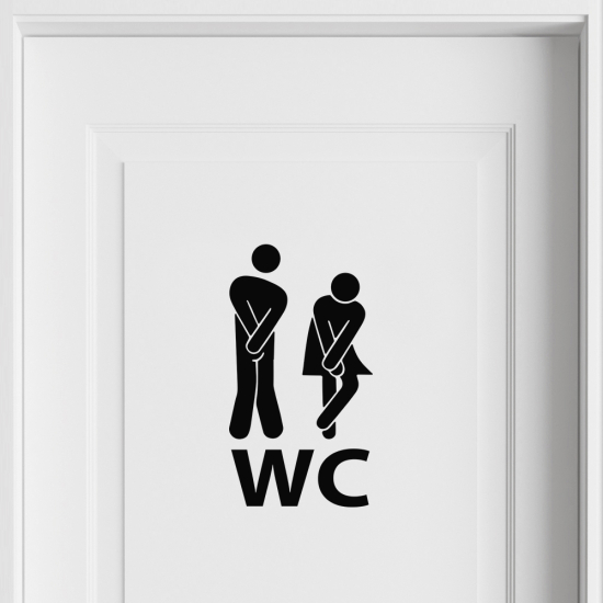 Vinilo Adhesivo Decorativo - WC