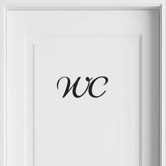 Vinilo Adhesivo Decorativo - WC