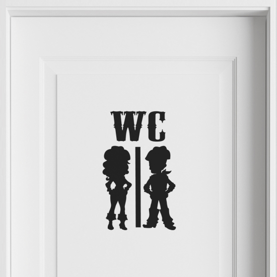 Vinilo Adhesivo Decorativo - WC