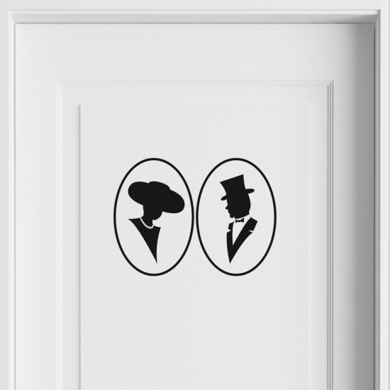 Vinilo Adhesivo Decorativo - WC
