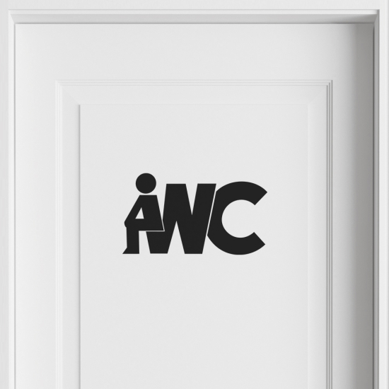 Vinilo Adhesivo Decorativo - WC