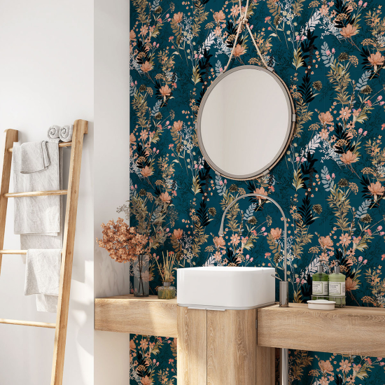 Vinilo Adhesivo para baño - Flores