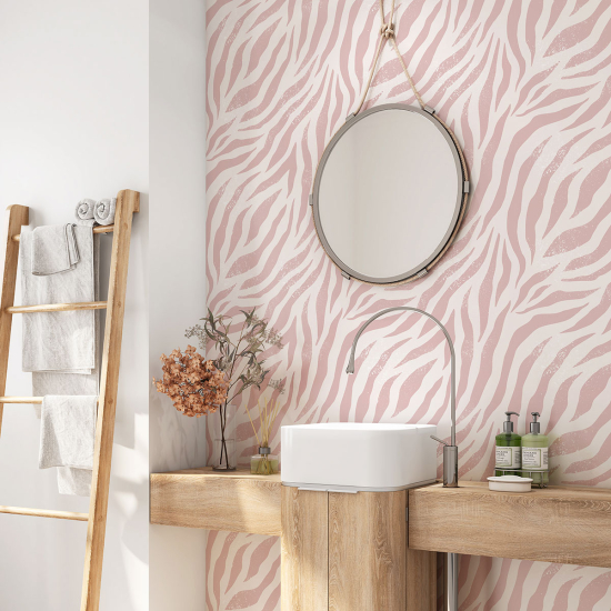 Vinilo Adhesivo para baño - Motivo Cebra