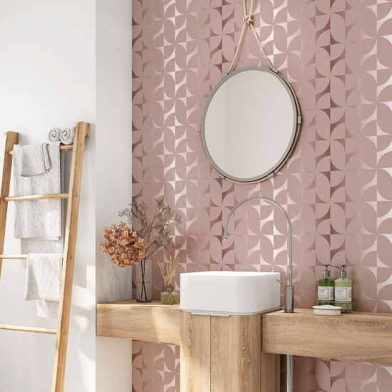 Vinilo Adhesivo para baño - Motivo elegante