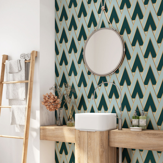 Vinilo Adhesivo para baño - Motivo elegante