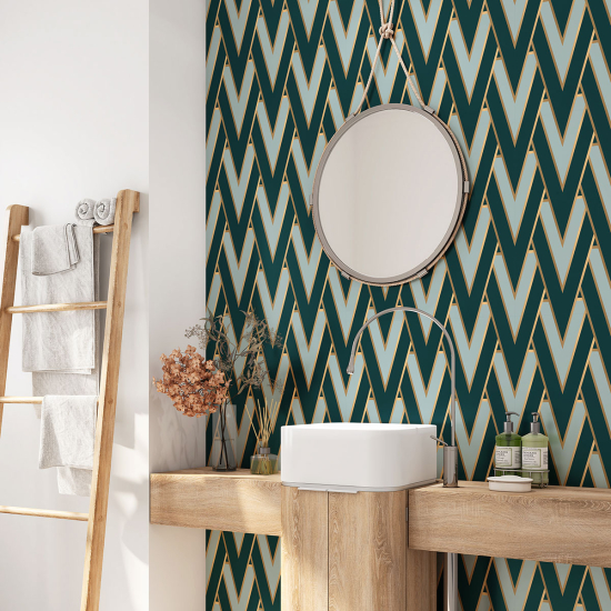 Vinilo Adhesivo para baño - Motivo elegante