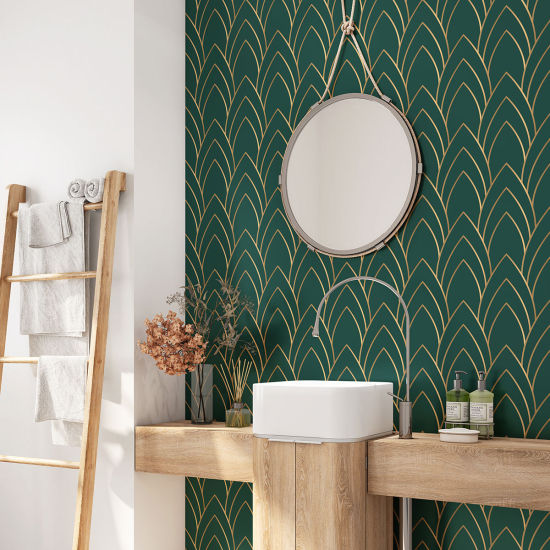 Vinilo Adhesivo para baño - Motivo elegante