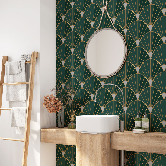 Vinilo Adhesivo para baño - Motivo elegante