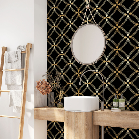 Vinilo Adhesivo para baño - Motivo Geométrico