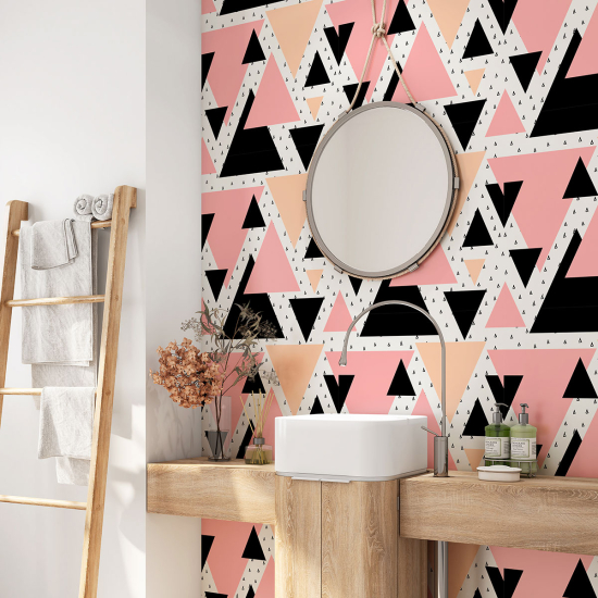 Vinilo Adhesivo para baño - Motivo Geométrico