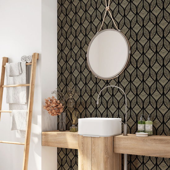 Vinilo Adhesivo para baño - Motivo geométrico