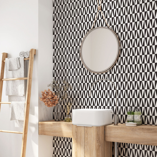 Vinilo Adhesivo para baño - Motivo Geométrico