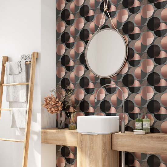 Vinilo Adhesivo para baño - Motivo Geométrico