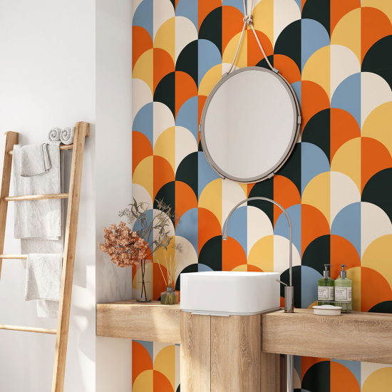 Vinilo Adhesivo para baño - Motivo Geométrico