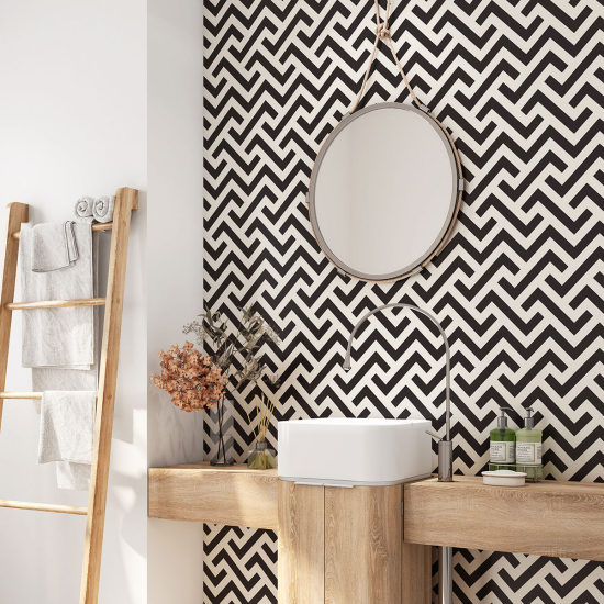 Vinilo Adhesivo para baño - Motivo Gráfico