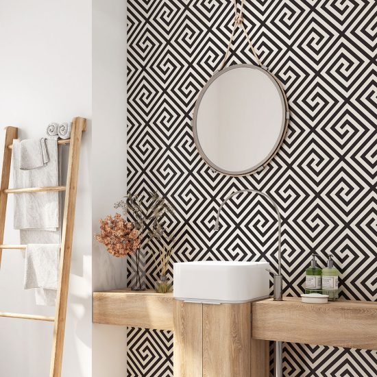 Vinilo Adhesivo para baño - Motivo Gráfico