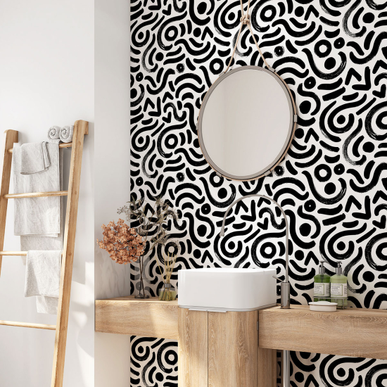 Vinilo Adhesivo para baño - Motivo Gráfico