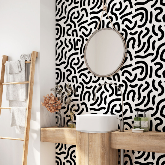 Vinilo Adhesivo para baño - Motivo Gráfico