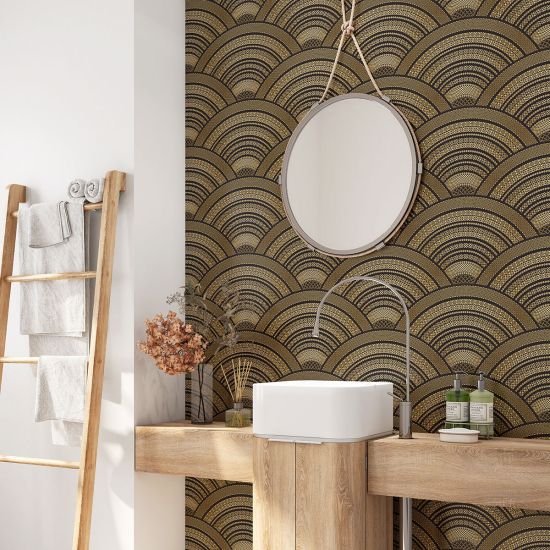 Vinilo Adhesivo para baño - Motivo Oriental