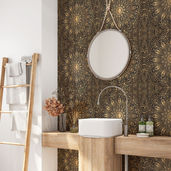 Vinilo Adhesivo para baño - Motivo Oriental